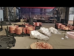 Bakır boru C11000 C10200 C12000 C12200 Klimatör için yuvarlak oval bakır boru